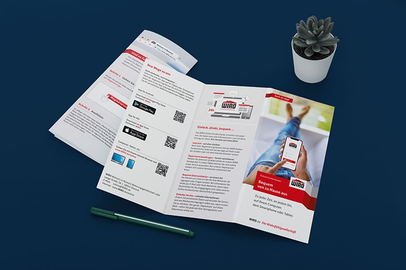 Kommunikationsmittel - Flyer & Folder